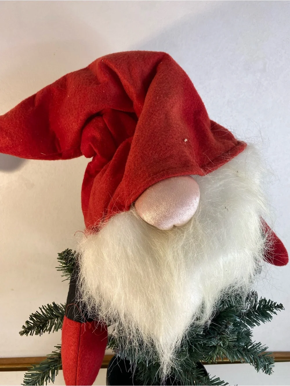 Gnome Christmas Tree 3' Unlit Indoor Use Artificial Christmas Tree Boots Box